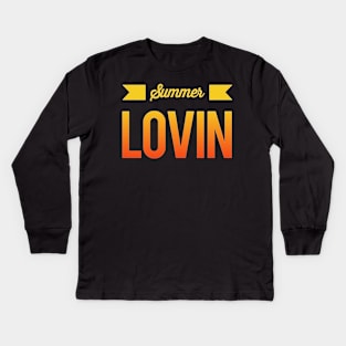 Summer Lovin' Summer vibes Kids Long Sleeve T-Shirt